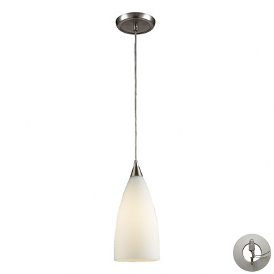 Elk Home Vesta 1 - Light Pendant in  Satin Nickel