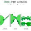 4E's Novelty Set of 2 Green Sunglasses for Adults, Shamrock & Heart Shaped, St Patricks Day Glasses for Women & Men Party Outfit Accessories - 4 of 4