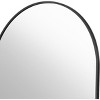 Beautyolove Full Length Mirror, Oversized 81" x 41" Arched Floor Mirror, Modern Free Standing or Full Body Mirrors - 4 of 4