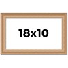 PosterPalooza | Weathered Yellow Picture Frame - UV Acrylic, Backing Board, Hanging Hardware Included - 2 of 4