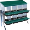 Nesting Boxes for Chickens, with Compartment Chicken Egg Laying Nest Box for Hens - 3 of 4