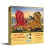 Sunsout Cat Nap at the Beach 1000 pc   Jigsaw Puzzle 30112 - 2 of 4