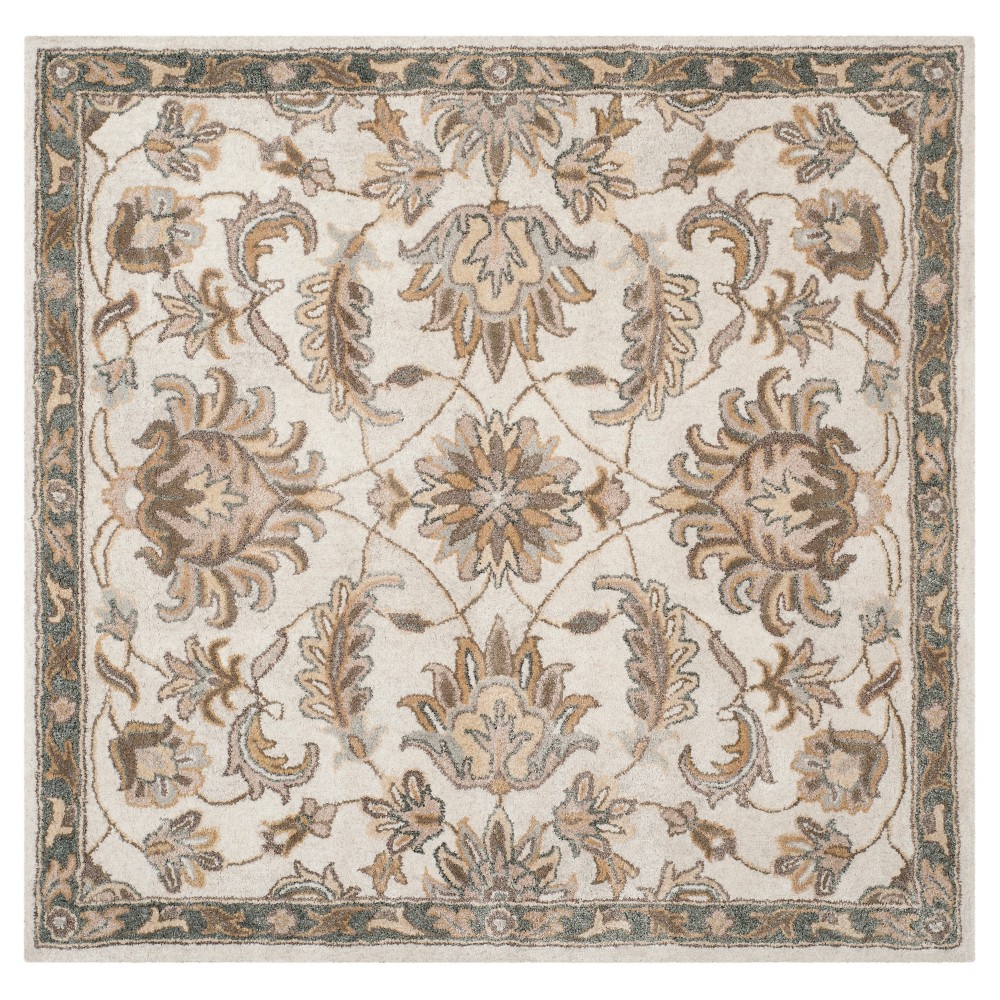 Bella Rug - Ivory/Multi - (5'X5' Square) - Safavieh