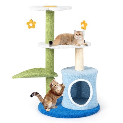 Costway 4-tier Modern Cat Tree Tower Kitten Activity Center With Sisal 