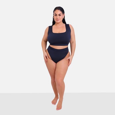 Rebdolls Women's Essential High Waist Bikini Bottom