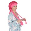 Anna-Kaci Satin Long Bonnet Sleep Cap with Stretch Turban Band for Hair Protection and Moisture Retention - 2 of 4