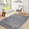 ChicFurnit Rugs 5'x7' Vintage Waterproof Extra Large Area Rugs Carpet Non-Slip Rug Pads Washable Rug for Indoor Room, Multicolored, 90"*63"*0.28" - 2 of 4