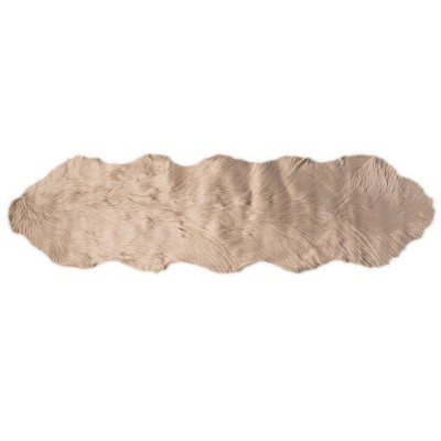 Luxe Gordon Faux Sheepskin Double Rug | 2'x6'