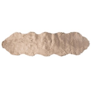 Luxe Gordon Faux Sheepskin Double Rug | 2'x6' - 1 of 4