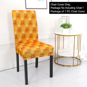 PiccoCasa Polyester Spandex Protector Dining Chair Slipcovers Multicolored 1 Pc - 1 of 4