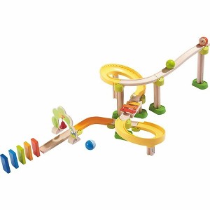 HABA Marble Run Building Set - Kullerbu Sim-Sala-Kling with Musical Effects and Domino Blocks, Ball Run Track Toy for Toddlers 2 and Up - 1 of 4