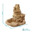 Sunnydaze 41"H Electric Fiberglass Stone Springs Outdoor Water Fountain with LED Lights - 3 of 4