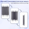FDW Room Dividers 4 Panel 5.6FT Folding Freestanding Room Divider Privacy Divider Partition with Fabric & Steel Frame for Home Office Bedroom - 4 of 4