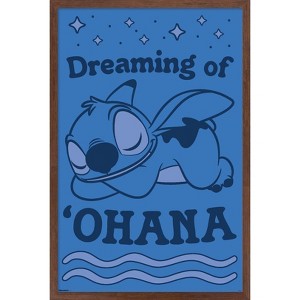 Trends International Disney Lilo and Stitch: Sleep Trends - Dreaming Of 'Ohana Framed Wall Poster Prints - 1 of 4