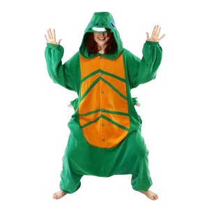 Turtle 2 Kigurumi Cushzilla Animal Adult Anime Costume Pajamas - 1 of 4