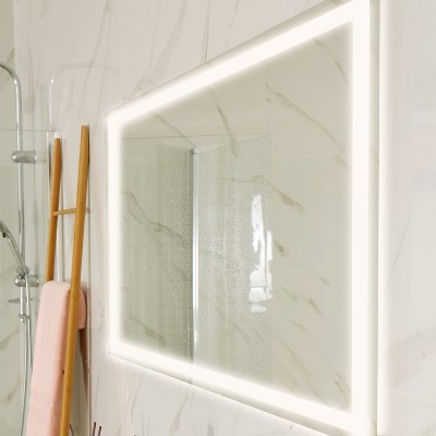 Pax 30" Frameless LED Anti-Fog Bathroom Vanity Mirror