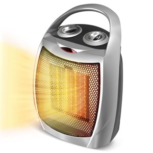Kismile Electric Space Heater, Portable Heaters for Indoor Use, Engineered for Small Rooms, with Handle, Dual Heating modes 750W/1500W - 1 of 4