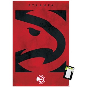 Trends International NBA Atlanta Hawks - Logo 25 Unframed Wall Poster Prints - 1 of 4