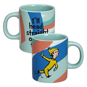 Dr. Seuss Oh The Places You'll Go I'll Head Straight Out Of Town 16 Oz Ceramic Mug - 1 of 3