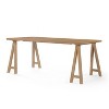 GDFStudio Ansley 7 Pieces Farmhouse Rubber Wood Dining Set - 4 of 4