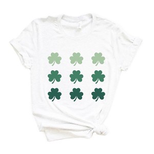 Simply Sage Market Women's Clover Chart Short Sleeve Graphic Tee - 1 of 4