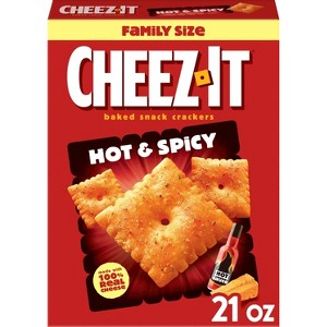 Cheez-It Hot & Spicy Baked Snack Crackers - 21oz - 1 of 4