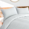 PiccoCasa 110gsm Brushed Microfiber Bedding Duvet Cover Set with Pompoms with 2 Pillowcase - 3 of 4