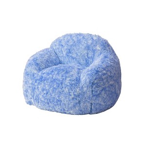 Soft Fluffy Bean Bag Chair for Adults Foam Filled Living Room Bean Bags with Armrest - 1 of 4