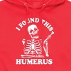 Men's - Instant Message - I Found This Humerus Graphic Fleece Pullover Hoodie - 2 of 4