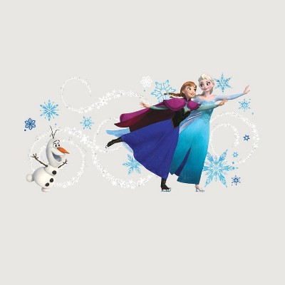 Frozen Elsa, Anna and Olaf Peel and Stick Giant Wall Decal - RoomMates