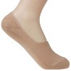 Pawz by Bearpaw Women's 6 Pack Invisible Thin No Show Liner Socks Ultra Low Loafer Hidden Liner Socks - Flat Socks for Women - 2 of 4