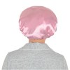 Anna-Kaci Women Silk Bonnet for Sleeping Satin Hair Bonnet with Floral Elastic Band for Hair Protection - 4 of 4