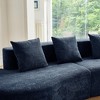 GDFStudio Mara 109'' Modern 5-Seater Curved Velvet Upholstered Sectional Sofa - 4 of 4
