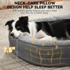 JOEJOY Orthopedic Dog Beds, Egg-Crate Memory Foam Pet Couch Bed with Bolster Sides, Waterproof Lining, Removable - 4 of 4