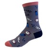 Crazy Dog T-Shirts Women's Running Late Is My Cardio Socks Funny Fitness On Time Graphic Novelty Footwear - 3 of 4