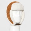Men's Polyester Faux Suede Faux Fur Trapper Hat - Goodfellow & Co™ Tan - 2 of 4