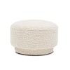 Vynxaria Bridge 16" Arched Upholstered Footstool Ottoman ¨C Whimsical & Durable Design - 2 of 4