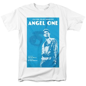 Star Trek Tng Season 1 Episode 14 Adult T-Shirt White - 1 of 4