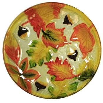 11.0 Inch Acorn Leaves Platter Autumn Serving Platters