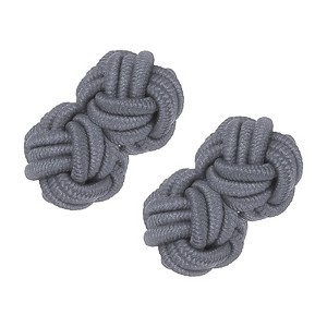 Unique Bargains Elastic Fabric Silk Knot Cufflinks for Men - 1 of 4