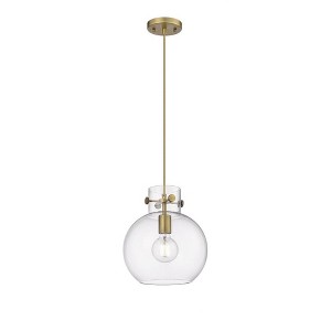 Newton Sphere - 1 Light Pendant In Industrial Style-11.13 Inches Tall and 10 Inches Wide - 1 of 1