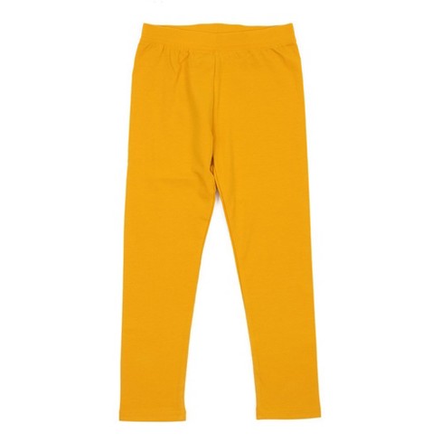 Leveret Girls Legging Mustard 14 Year