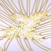Number Necklaces Personalized Necklaces 18K Gold Plated Initial Number Pendant Stainless Steel Chain Sports Necklaces for Men Women - 3 of 4