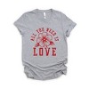 Simply Sage Market Women's All You Need Is Love Flower Short Sleeve Graphic Tee - 2 of 4
