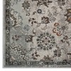 Modway Hana Distressed Vintage Floral Lattice 5x8 Area Rug – Silver Blue Beige/Brown Polypropylene Rug, Tight Low Pile Weave - 2 of 4