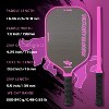 AENKYO 16.5 Inch Thermoformed Pickleball Paddle, Pink Titanium Grip with USAPA Approved, Carbon fiber Racquet - 3 of 4
