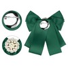 Elerevyo Women's Ribbon Brooch Necktie Pin Bow Tie with Pearl - 3 of 4