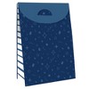 Big Dot of Happiness Navy Confetti Stars - Simple Gift Favor Bags - Party Goodie Boxes - Set of 12 - 3 of 4