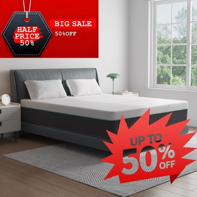 12-inch    multi-zone structurally distributed individual pocket spring mattress with edge support