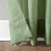 Erica Crushed Sheer Voile Rod Pocket Curtain Panel - No. 918 - 4 of 4
